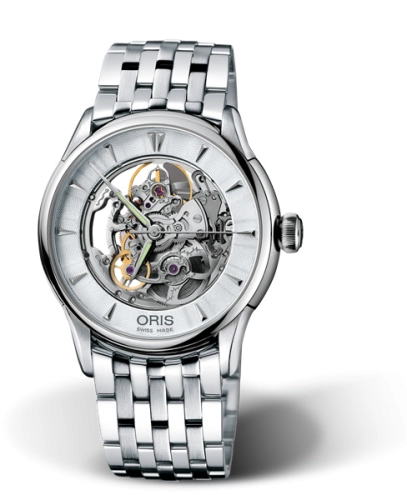 Oris 01 734 7591 4051-07 8 21 73 : Artelier Skeleton 40 Stainless Steel / Bracelet